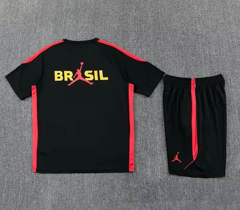 Thailand Quality(AAA) 2026 Brazil Black Soccer Training Sets