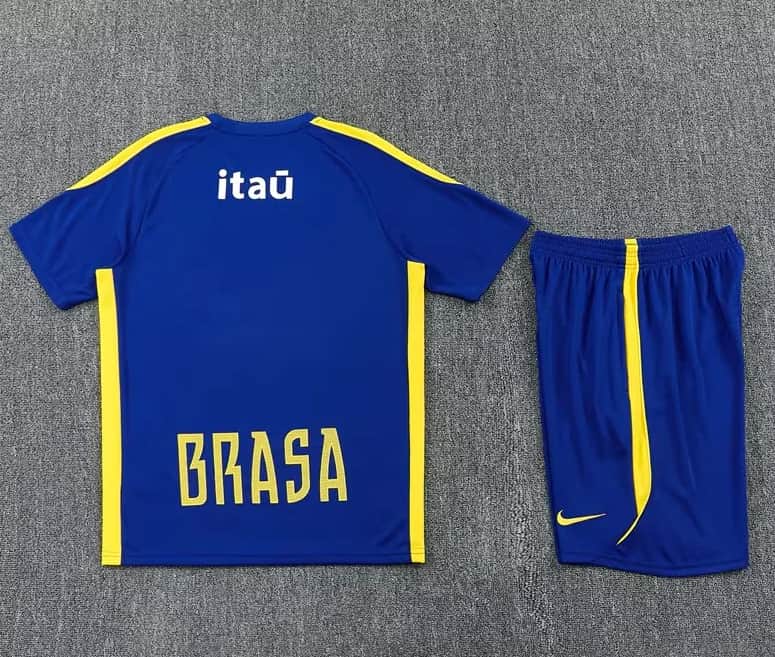 Thailand Quality(AAA) 2026 Brazil Blue Soccer Training Sets