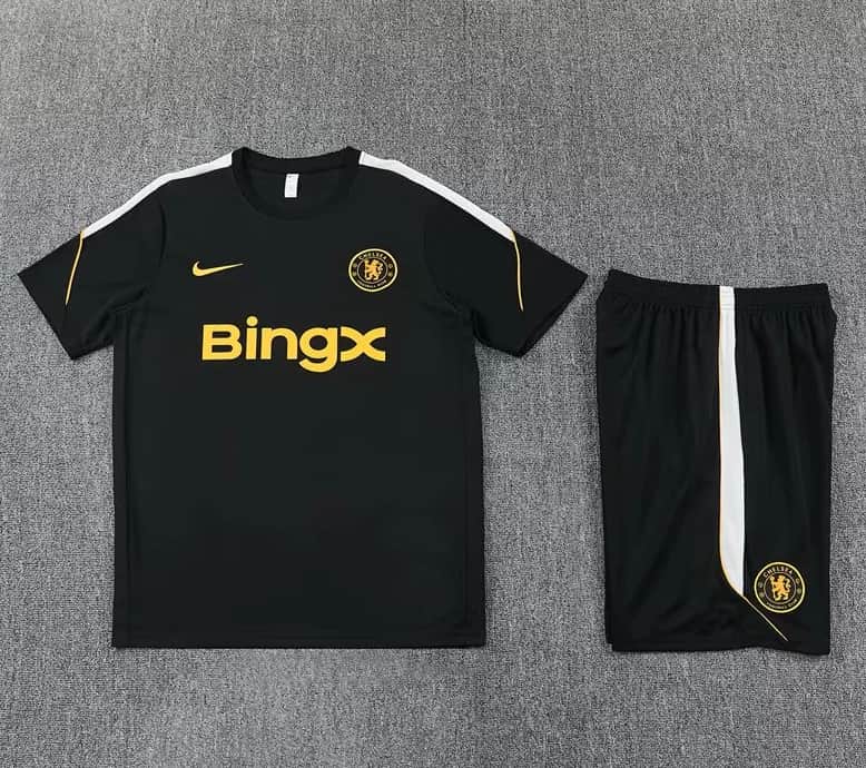 Thailand Quality(AAA) 26/27 Chelsea Black Soccer Training Sets