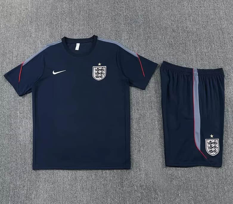 Thailand Quality(AAA) 2026 England Dark Blue Soccer Training Sets