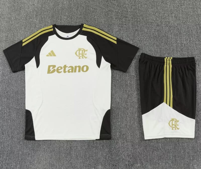 Thailand Quality(AAA) 2026 Flamengo White Soccer Training Sets