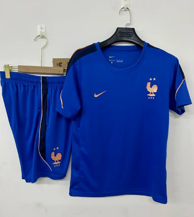 Thailand Quality(AAA) 2026 France Blue Soccer Training Sets
