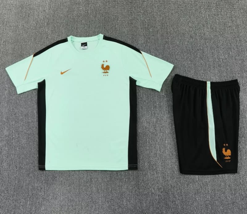 Thailand Quality(AAA) 2026 France Green Soccer Training Sets