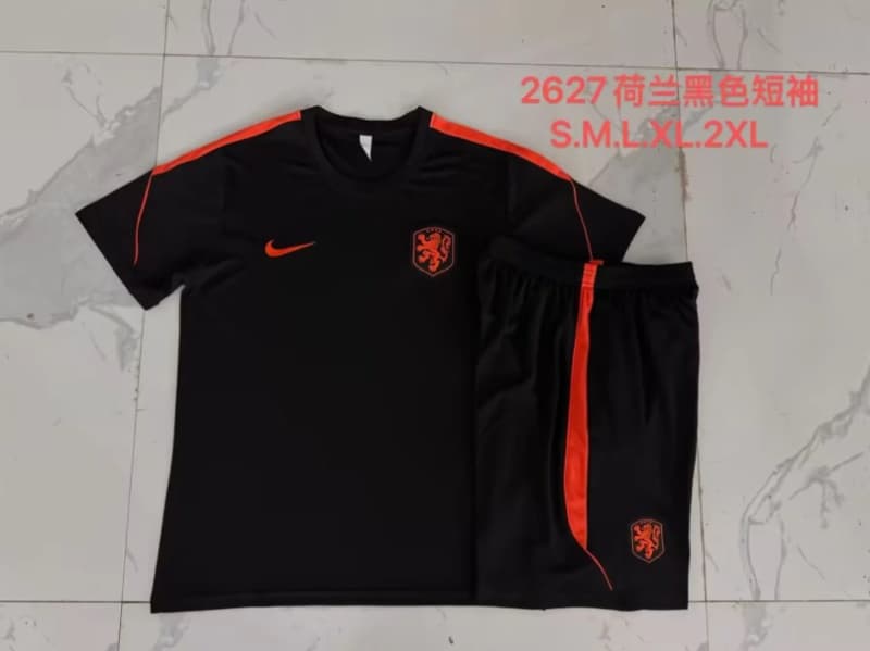 Thailand Quality(AAA) 2026 Netherlands Black Soccer Training Sets Thailand Quality(AAA) 2026 Netherlands Black Soccer Training Sets