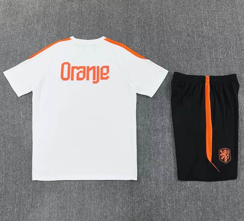 Thailand Quality(AAA) 2026 Netherlands White Soccer Training Sets