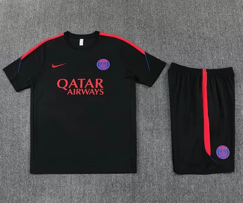 Thailand Quality(AAA) 26/27 Paris St Germain Black Soccer Training Sets Thailand Quality(AAA) 26/27 Paris St Germain Black Soccer Training Sets