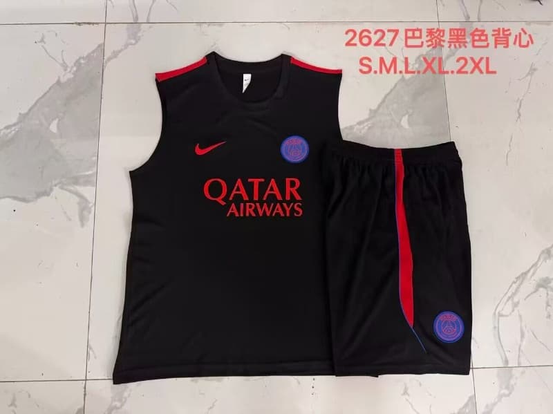 Thailand Quality(AAA) 26/27 Paris St Germain Black Soccer Training Sets 02 Thailand Quality(AAA) 26/27 Paris St Germain Black Soccer Training Sets 02