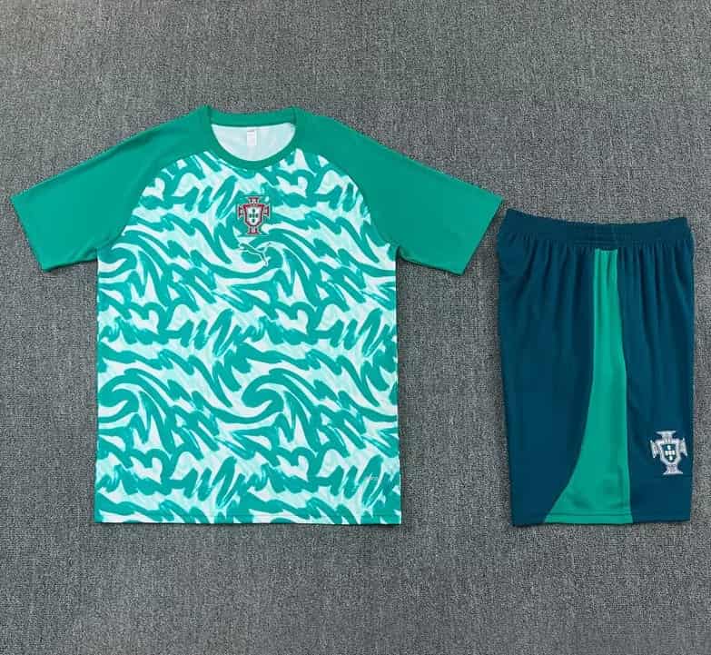 Thailand Quality(AAA) 2026 Portugal Green Soccer Training Sets Thailand Quality(AAA) 2026 Portugal Green Soccer Training Sets
