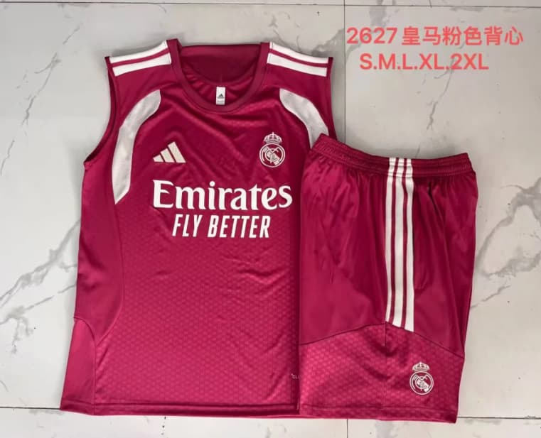 Thailand Quality(AAA) 26/27 Real Madrid Pink Soccer Training Sets Thailand Quality(AAA) 26/27 Real Madrid Pink Soccer Training Sets