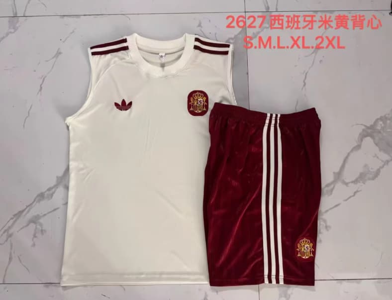Thailand Quality(AAA) 2026 Spain Light Yellow Soccer Training Sets Thailand Quality(AAA) 2026 Spain Light Yellow Soccer Training Sets