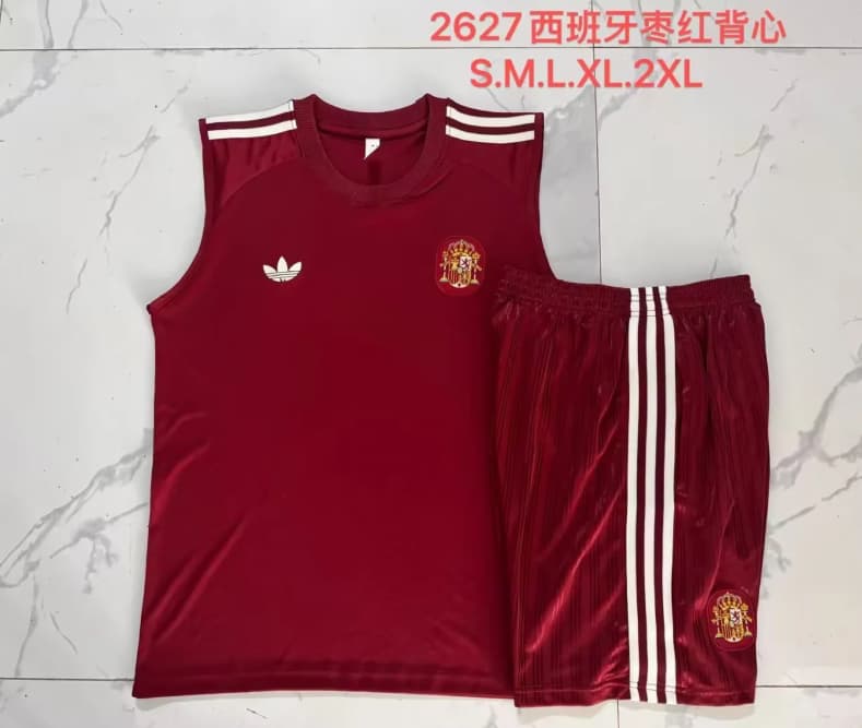 Thailand Quality(AAA) 2026 Spain Red Soccer Training Sets 02 Thailand Quality(AAA) 2026 Spain Red Soccer Training Sets 02