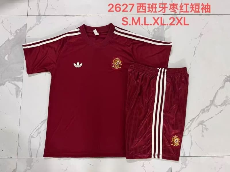 Thailand Quality(AAA) 2026 Spain Red Soccer Training Sets 03 Thailand Quality(AAA) 2026 Spain Red Soccer Training Sets 03