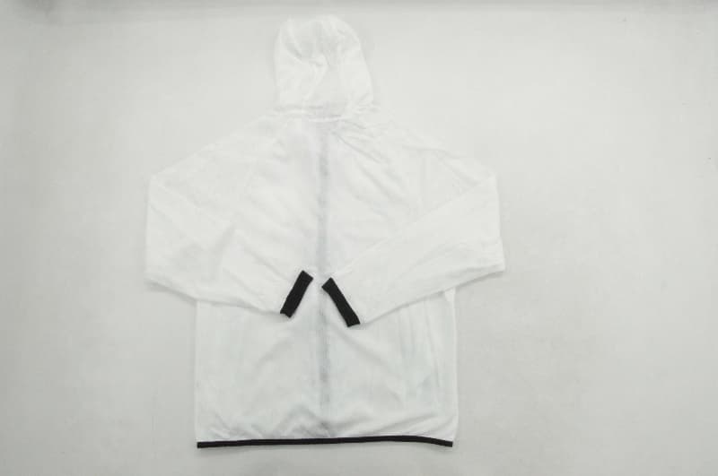 Thailand Quality(AAA) 2026 England White Soccer Windbreaker