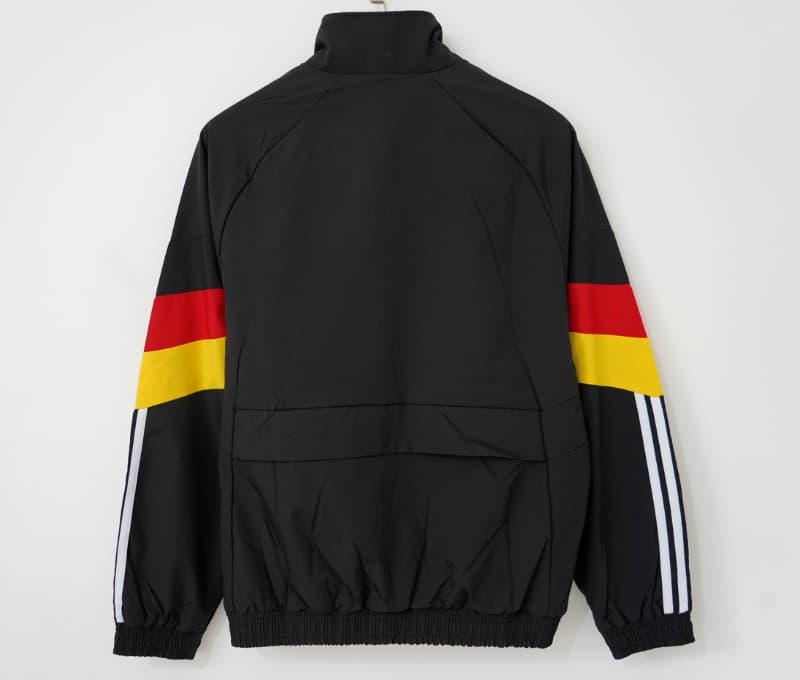 Thailand Quality(AAA) 2026 Germany Black Soccer Windbreaker 03