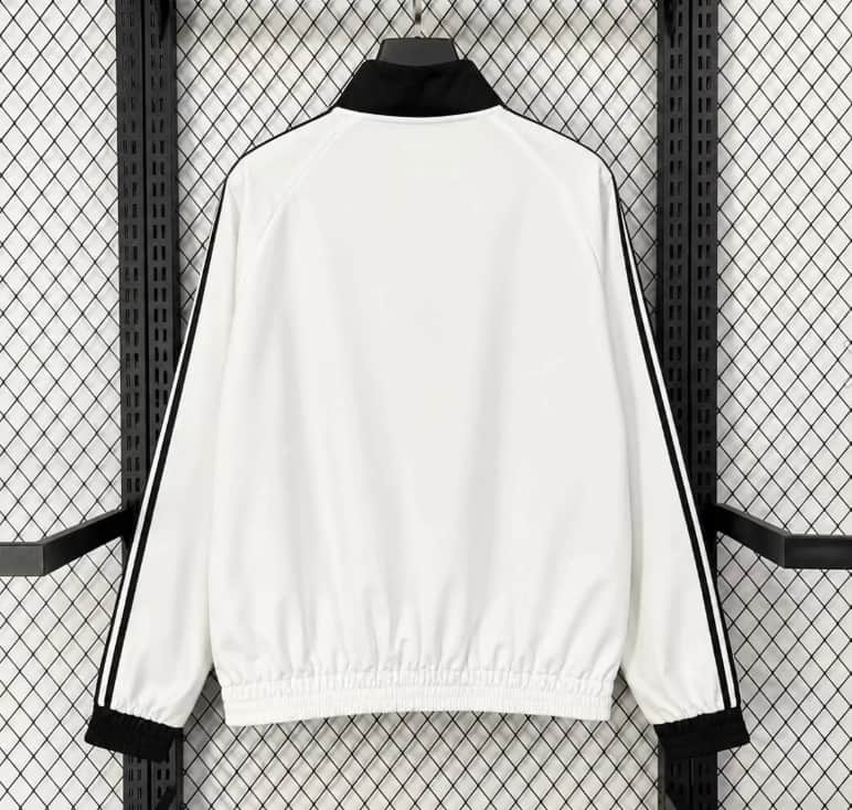 Thailand Quality(AAA) 2026 Germany White Soccer Windbreaker 02