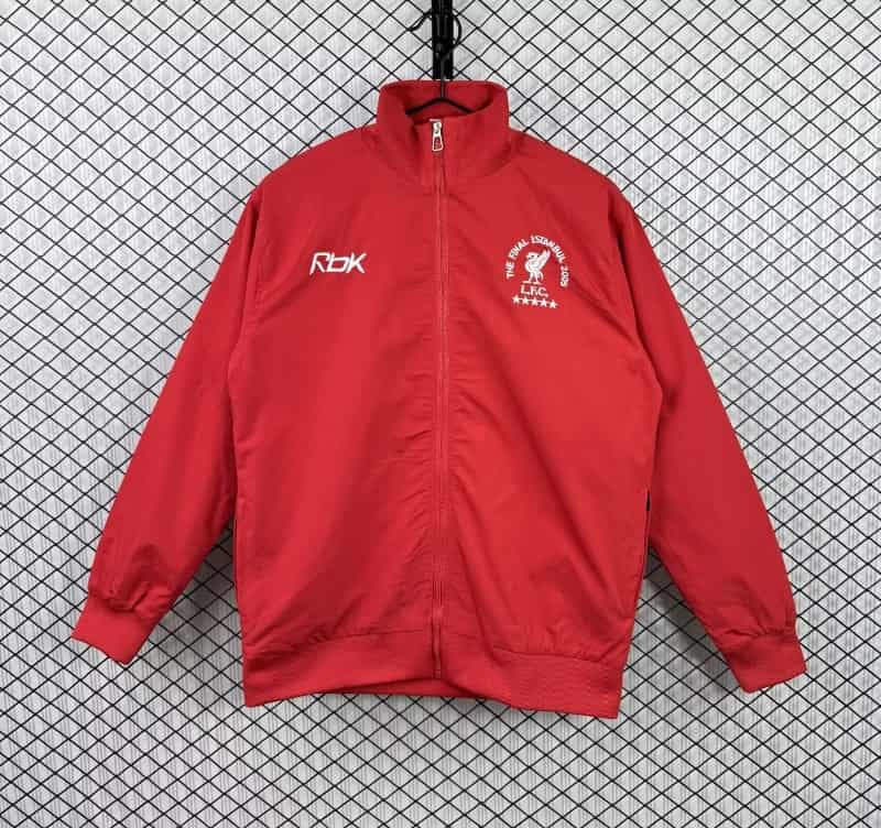 Thailand Quality(AAA) 2004/05 Liverpool Red Soccer Windbreaker Thailand Quality(AAA) 2004/05 Liverpool Red Soccer Windbreaker
