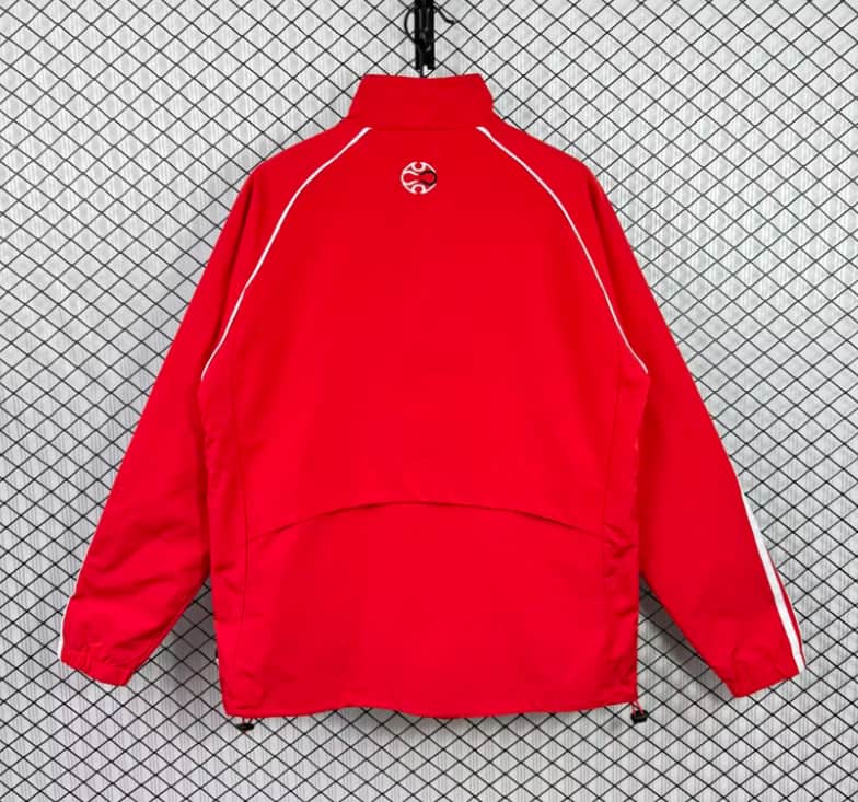 Thailand Quality(AAA) 2006/07 Liverpool Red Soccer Windbreaker