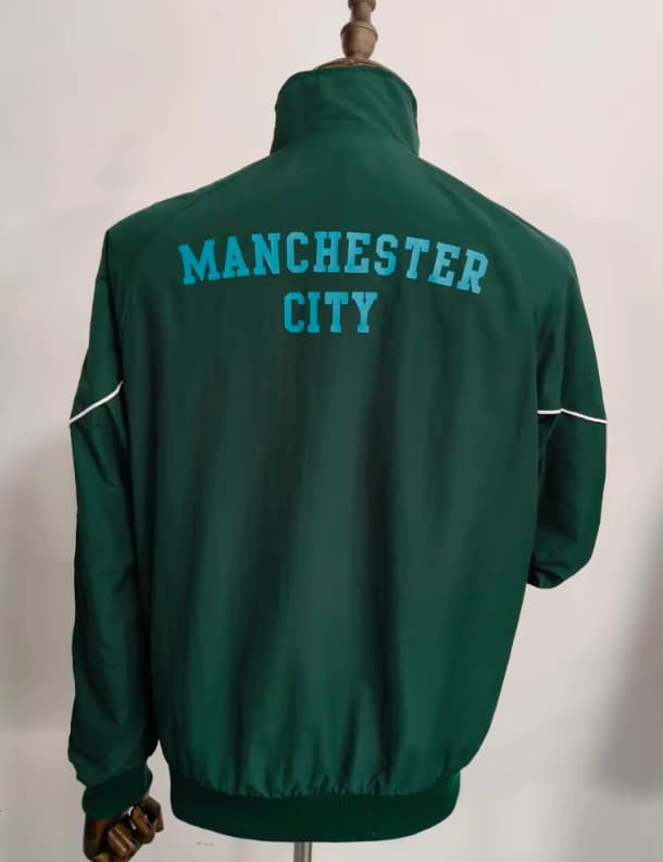 Thailand Quality(AAA) 26/27 Manchester City Green Soccer Windbreaker