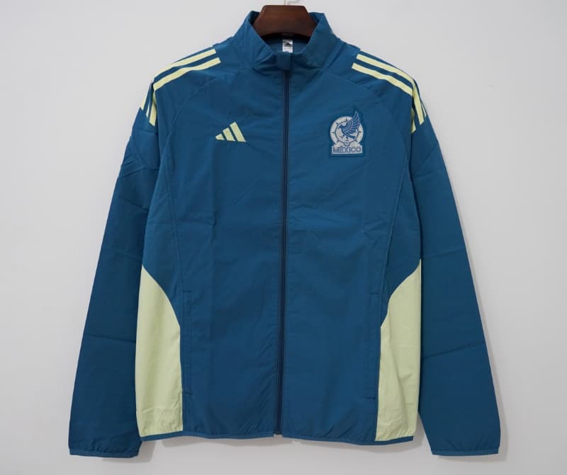Thailand Quality(AAA) 2026 Mexico Dark Green Soccer Windbreaker 02 Thailand Quality(AAA) 2026 Mexico Dark Green Soccer Windbreaker 02