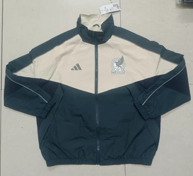 Thailand Quality(AAA) 2026 Mexico Green Soccer Windbreaker Thailand Quality(AAA) 2026 Mexico Green Soccer Windbreaker