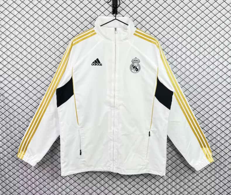 Thailand Quality(AAA) 2011/12 Real Madrid White Soccer Windbreaker Thailand Quality(AAA) 2011/12 Real Madrid White Soccer Windbreaker