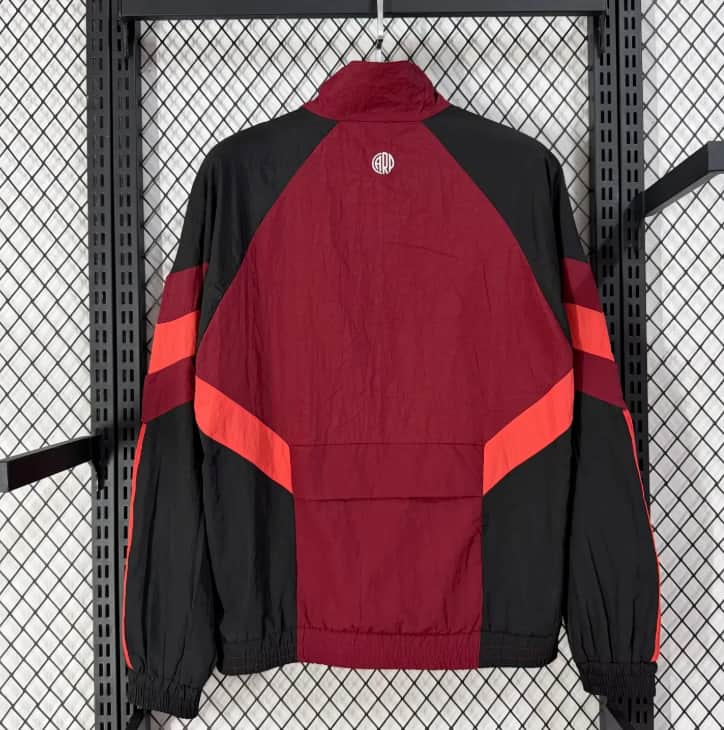 Thailand Quality(AAA) 2026 River Plate Red Soccer Windbreaker