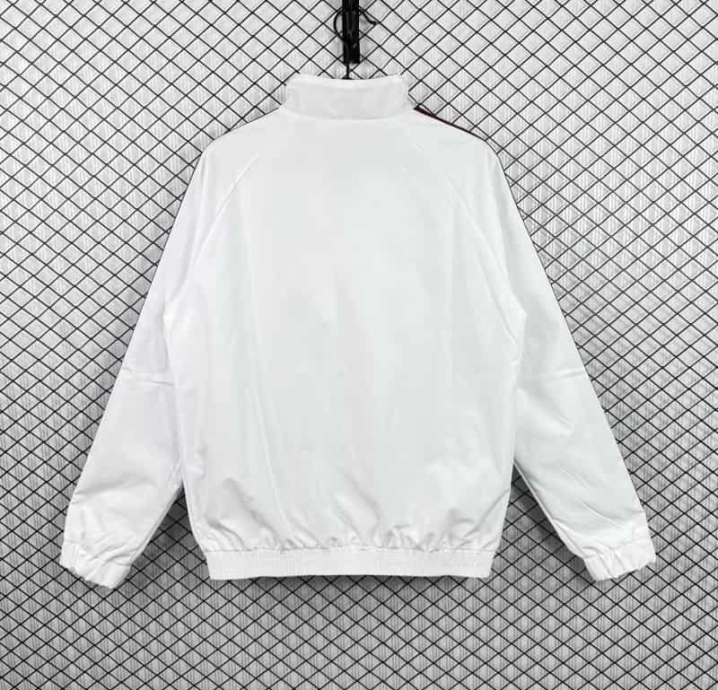 Thailand Quality(AAA) 2026 Spain White Soccer Windbreaker