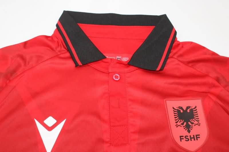 Thailand Quality(AAA) 2023 Albania Home Soccer Jersey