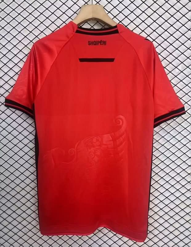 Thailand Quality(AAA) 2025 Albania Home Soccer Jersey