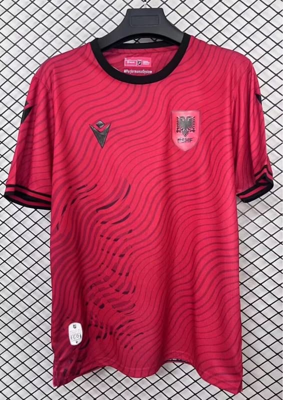 Thailand Quality(AAA) 2026 Albania Home Soccer Jersey