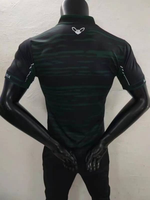 Thailand Quality(AAA) 2022 Algeria Black Soccer Jersey(Player)