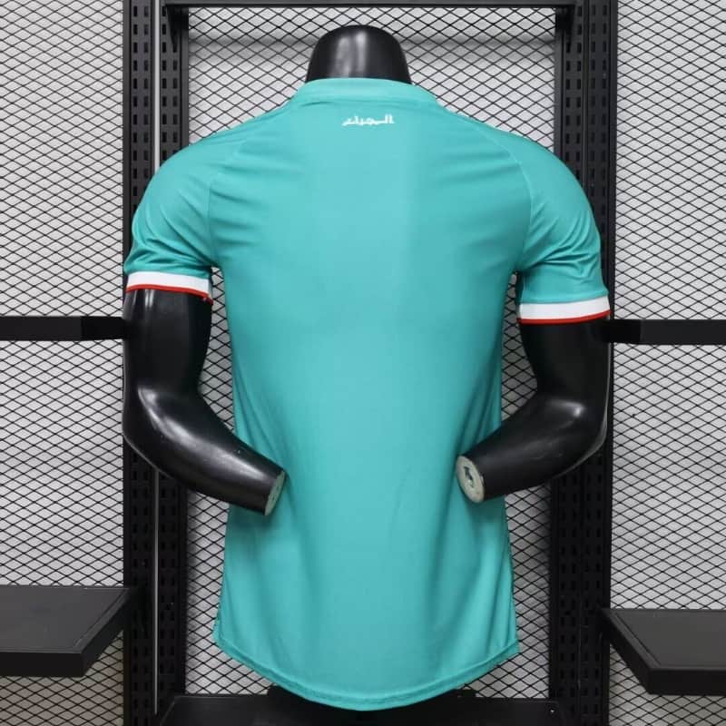 Thailand Quality(AAA) 2026 Algeria Green Soccer Jersey (Player)