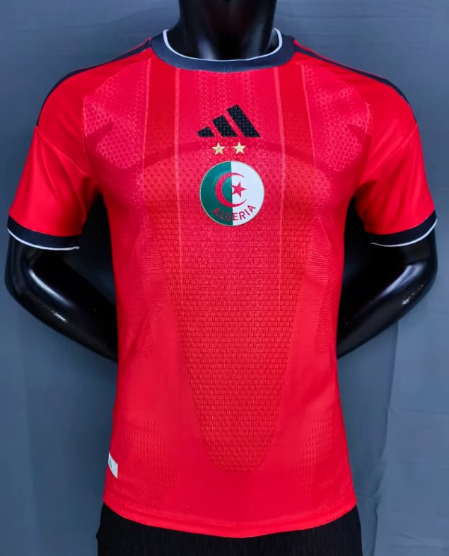 Thailand Quality(AAA) 2026 Algeria Red Soccer Jersey (Player)
