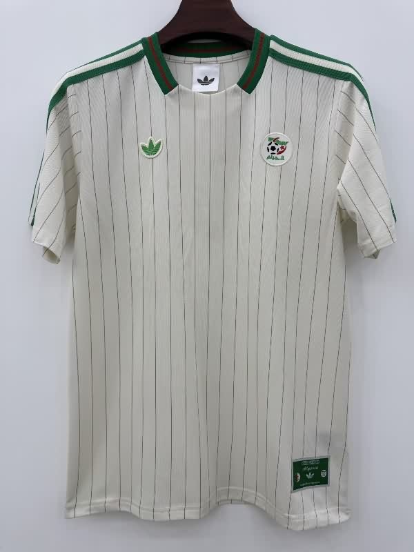 Thailand Quality(AAA) 2026 Algeria White Soccer Jersey