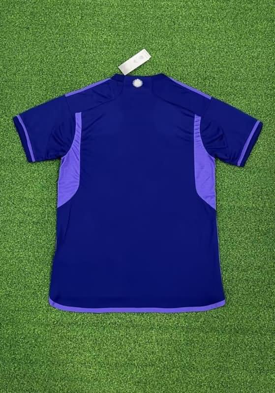Thailand Quality(AAA) 2022 World Cup Argentina Away 3 Stars Soccer Jersey