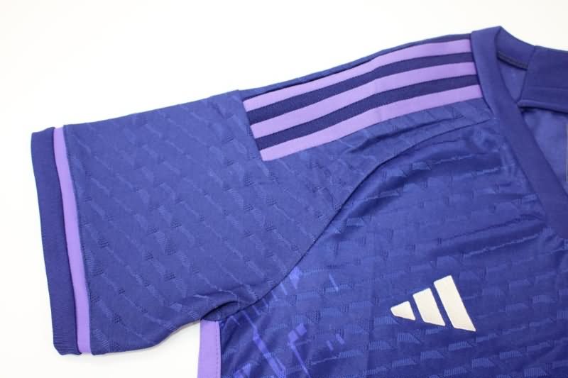 Thailand Quality(AAA) 2022 World Cup Argentina Away Soccer Jersey(Player)