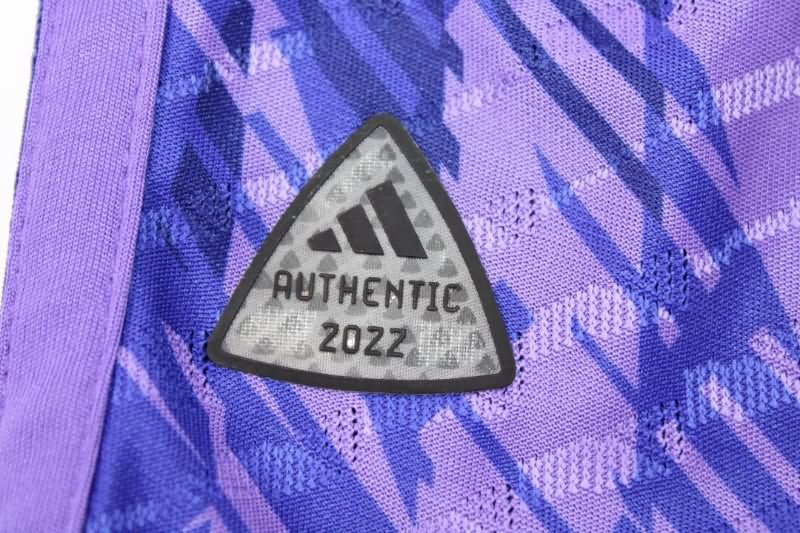 Thailand Quality(AAA) 2022 World Cup Argentina Away Soccer Jersey(Player)