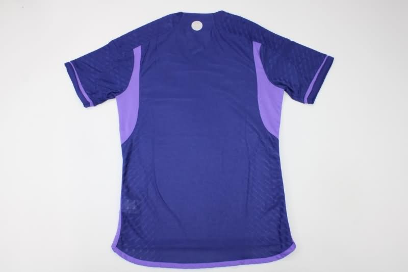 Thailand Quality(AAA) 2022 World Cup Argentina Away Soccer Jersey(Player)