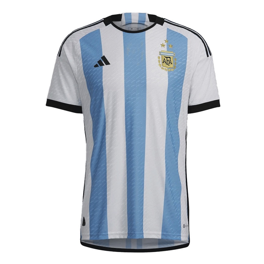 Thailand Quality(AAA) 2022 Argentina World Cup Champion 3 Stars Soccer Jersey(Player) 02