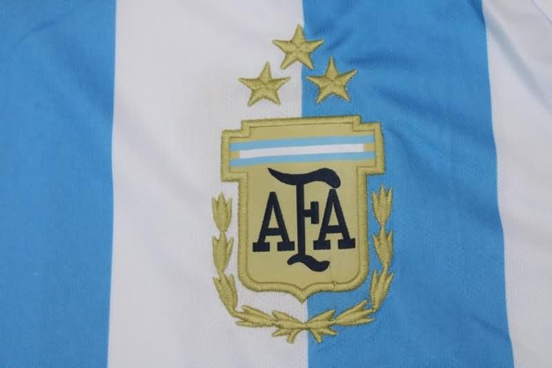 Thailand Quality(AAA) 2022 World Cup Argentina Home 3 Stars Soccer Jersey