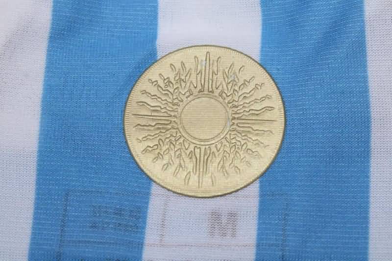 Thailand Quality(AAA) 2022 World Cup Argentina Home Soccer Jersey(Player)