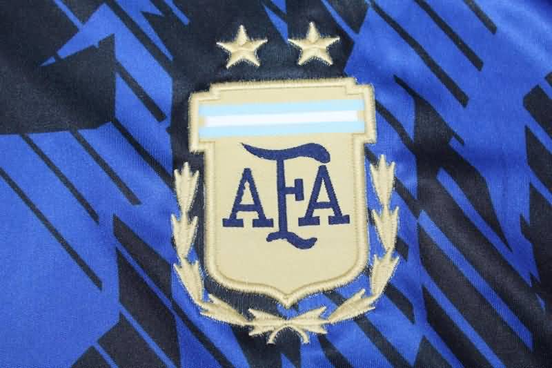Thailand Quality(AAA) 2022 Argentina Training Soccer Jersey 06