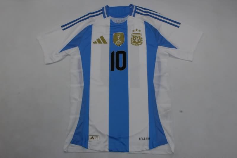 Thailand Quality(AAA) 2024 Argentina Copa America Home Soccer Jersey