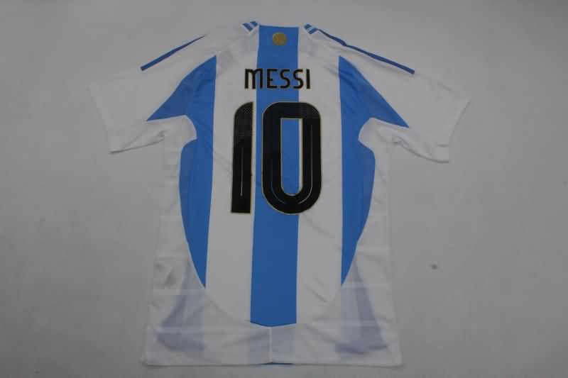 Thailand Quality(AAA) 2024 Argentina Copa America Home Soccer Jersey