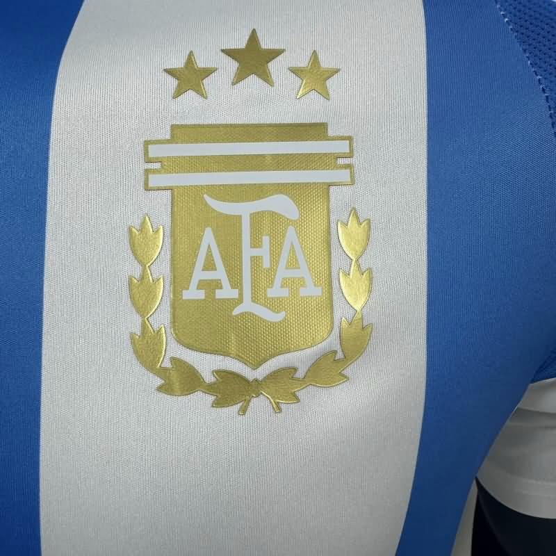 Thailand Quality(AAA) 2024 Argentina Copa America Home Soccer Jersey (Player)