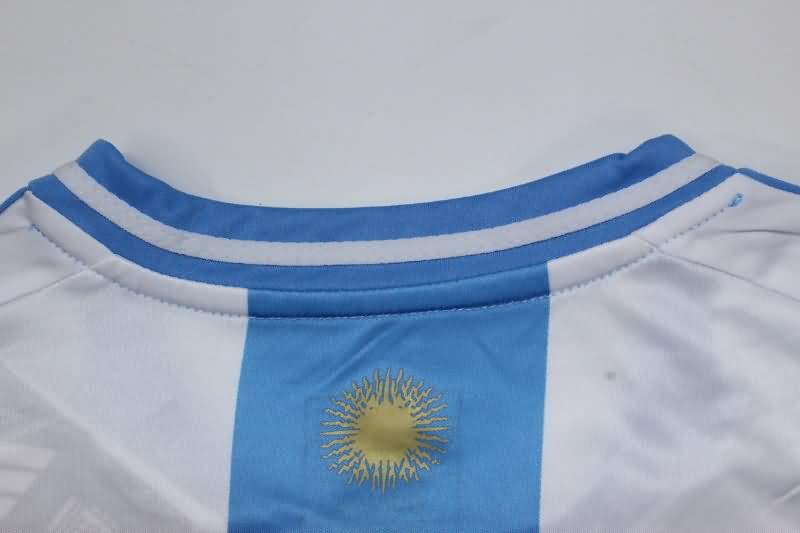 Thailand Quality(AAA) 2024 Argentina Copa America Home Women Soccer Jersey