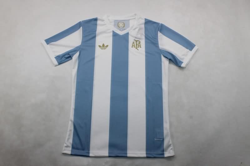 Thailand Quality(AAA) Argentina 50th Anniversary Soccer Jersey (Player)
