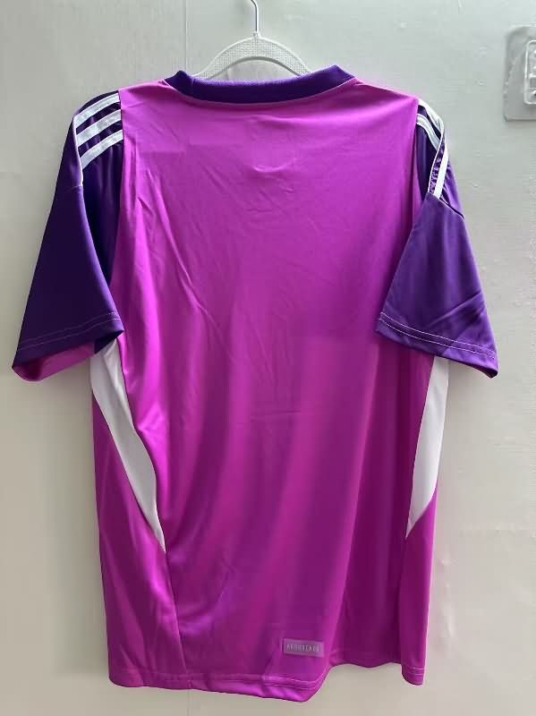Thailand Quality(AAA) 2025 Argentina Goalkeeper Purple Soccer Jersey