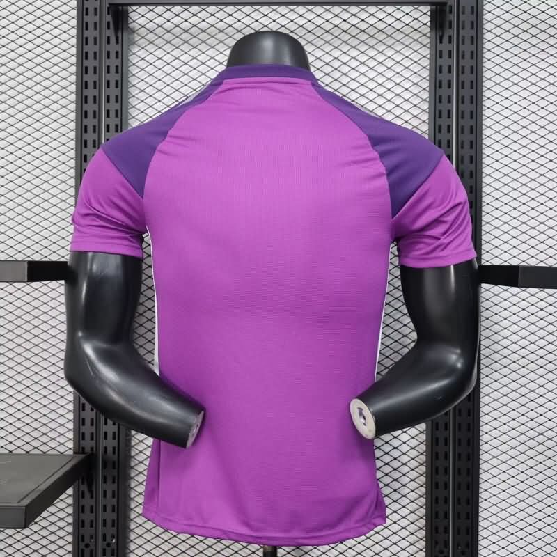 Thailand Quality(AAA) 2025 Argentina Goalkeeper Purple Soccer Jersey (Player)