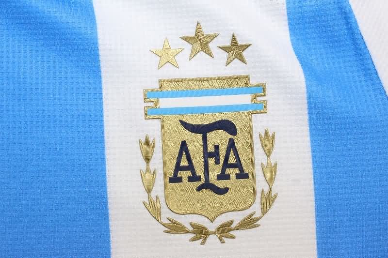 Thailand Quality(AAA) 2025 Argentina Home Soccer Jersey (Player)